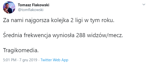 TRAGICZNA FREKWENCJA na meczach 2. Ligi O.o